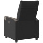 Sillón reclinable de masaje de tela negro de , Sillones - Ref: Foro24-4104846, Precio: 205,55 €, Descuento: %