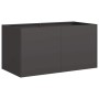 Jardinera de acero laminado en frío negro 80x40x40 cm de , Maceteros y jardineras - Ref: Foro24-860668, Precio: 74,40 €, Desc...