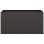 Jardinera de acero laminado en frío negro 80x40x40 cm de , Maceteros y jardineras - Ref: Foro24-860668, Precio: 74,40 €, Desc...