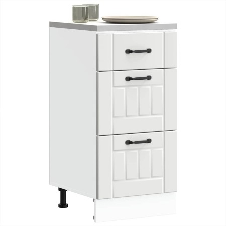 Mueble bajo de cocina Lucca madera de ingeniería blanca de , Armarios de cocina - Ref: Foro24-854230, Precio: 105,49 €, Descu...