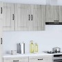 Mueble de pared de cocina Kalmar madera ingeniería sonoma gris de , Armarios de cocina - Ref: Foro24-853593, Precio: 77,14 €,...
