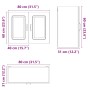 Mueble de pared de cocina Kalmar madera ingeniería sonoma gris de , Armarios de cocina - Ref: Foro24-853593, Precio: 77,14 €,...