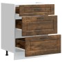 Mueble bajo de cocina porto roble ahumado madera reconstituida de , Armarios de cocina - Ref: Foro24-854264, Precio: 131,13 €...