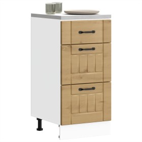 Mueble bajo de cocina Lucca roble artesanal de , Armarios de cocina - Ref: Foro24-854239, Precio: 91,65 €, Descuento: %