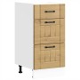 Mueble bajo de cocina Lucca roble artesanal de , Armarios de cocina - Ref: Foro24-854239, Precio: 91,65 €, Descuento: %