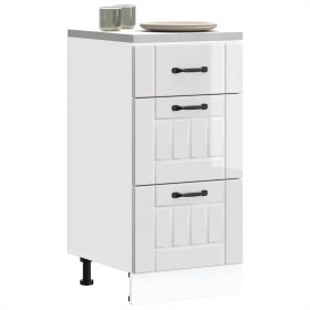 Mueble bajo de cocina Lucca blanca de alto brillo de , Armarios de cocina - Ref: Foro24-854232, Precio: 102,66 €, Descuento: %