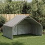 Caseta perros exterior con cubierta 3x2x1,9 m acero galvanizado de , Casetas para perros - Ref: Foro24-4105409, Precio: 135,6...