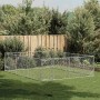 Perrera de exterior puerta acero galvanizado plateado 3x4x1 m de , Casetas para perros - Ref: Foro24-4105414, Precio: 150,15 ...