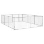 Perrera de exterior puerta acero galvanizado plateado 3x4x1 m de , Casetas para perros - Ref: Foro24-4105414, Precio: 150,15 ...