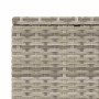 Tumbona con cojín flotante ratán sintético gris de , Tumbonas - Ref: Foro24-4104207, Precio: 227,41 €, Descuento: %