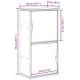 Mueble auxiliar ODDA 40x24x79 cm madera maciza de pino de , Aparadores - Ref: Foro24-4103591, Precio: 62,22 €, Descuento: %