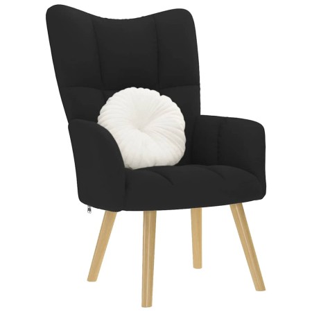Sillón de relax de tela negro de , Sillones - Ref: Foro24-4016769, Precio: 101,88 €, Descuento: %