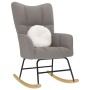 Silla mecedora de tela gris taupe de , Mecedoras - Ref: Foro24-4016795, Precio: 129,16 €, Descuento: %