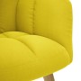 Sillón de relax de tela amarillo clara de , Sillones - Ref: Foro24-4016776, Precio: 102,11 €, Descuento: %