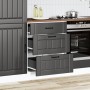 Mueble bajo de cocina Lucca madera ingeniería negra de , Armarios de cocina - Ref: Foro24-854270, Precio: 107,05 €, Descuento: %