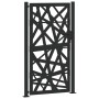 Puerta de jardín de acero negra diseño luminoso 105x180 cm de , Puertas de jardín - Ref: Foro24-4100952, Precio: 256,35 €, De...