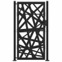 Puerta de jardín de acero negra diseño luminoso 105x180 cm de , Puertas de jardín - Ref: Foro24-4100952, Precio: 256,35 €, De...
