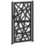 Puerta de jardín de acero negra diseño luminoso 105x180 cm de , Puertas de jardín - Ref: Foro24-4100952, Precio: 256,35 €, De...