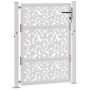 Puerta de jardín diseño de hojas de acero desgastado 105x130 cm de , Puertas de jardín - Ref: Foro24-4100965, Precio: 211,53 ...