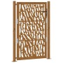 Puerta de jardín diseño con listón acero desgastado 105x155 cm de , Puertas de jardín - Ref: Foro24-4100986, Precio: 220,41 €...