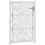 Puerta de jardín diseño con listón acero desgastado 105x155 cm de , Puertas de jardín - Ref: Foro24-4100986, Precio: 220,41 €...