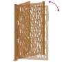 Puerta de jardín diseño con listón acero desgastado 105x155 cm de , Puertas de jardín - Ref: Foro24-4100986, Precio: 220,41 €...