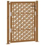 Puerta de jardín diseño en cruz de acero desgastado 105x130 cm de , Puertas de jardín - Ref: Foro24-4101005, Precio: 211,53 €...