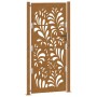 Puerta de jardín de acero desgastado diseño ondulado 105x205 cm de , Puertas de jardín - Ref: Foro24-4100978, Precio: 242,02 ...