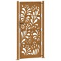 Puerta de jardín de acero desgastado diseño ondulado 105x205 cm de , Puertas de jardín - Ref: Foro24-4100978, Precio: 242,02 ...