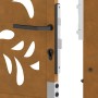 Puerta de jardín de acero desgastado diseño ondulado 105x205 cm de , Puertas de jardín - Ref: Foro24-4100978, Precio: 242,02 ...