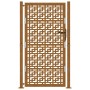 Puerta de jardín diseño en cruz de acero desgastado 105x180 cm de , Puertas de jardín - Ref: Foro24-4101007, Precio: 261,25 €...