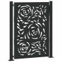 Puerta de jardín diseño llama acero negro 105x130 cm de , Puertas de jardín - Ref: Foro24-4100990, Precio: 211,76 €, Descuent...
