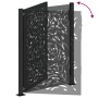 Puerta de jardín diseño llama acero negro 105x130 cm de , Puertas de jardín - Ref: Foro24-4100990, Precio: 211,76 €, Descuent...