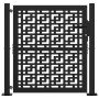 Puerta de jardín diseño en cruz de acero negra 105x106 cm de , Puertas de jardín - Ref: Foro24-4100999, Precio: 178,31 €, Des...