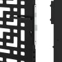 Puerta de jardín diseño en cruz de acero negra 105x106 cm de , Puertas de jardín - Ref: Foro24-4100999, Precio: 178,31 €, Des...