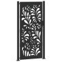 Puerta de jardín diseño ondulado de acero negro 105x205 cm de , Puertas de jardín - Ref: Foro24-4100973, Precio: 277,43 €, De...