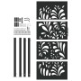 Puerta de jardín diseño ondulado de acero negro 105x205 cm de , Puertas de jardín - Ref: Foro24-4100973, Precio: 277,43 €, De...