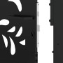 Puerta de jardín diseño ondulado de acero negro 105x205 cm de , Puertas de jardín - Ref: Foro24-4100973, Precio: 277,43 €, De...