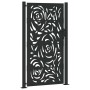 Puerta de jardín diseño llama acero negro 105x180 cm de , Puertas de jardín - Ref: Foro24-4100992, Precio: 266,91 €, Descuent...