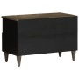 Mueble de TV madera maciza de mango gris claro 70x33,5x46 cm de , Almacenamiento para CD y DVD - Ref: Foro24-4017793, Precio:...