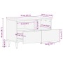 Mueble de TV madera maciza de mango gris claro 70x33,5x46 cm de , Almacenamiento para CD y DVD - Ref: Foro24-4017793, Precio:...