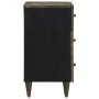 Mesita de noche madera maciza de mango gris claro 50x33x60 cm de , Mesitas de noche - Ref: Foro24-4017801, Precio: 112,55 €, ...
