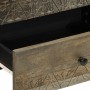 Mesita de noche madera maciza de mango gris claro 50x33x60 cm de , Mesitas de noche - Ref: Foro24-4017801, Precio: 112,55 €, ...