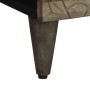 Mesita de noche madera maciza de mango gris claro 50x33x60 cm de , Mesitas de noche - Ref: Foro24-4017801, Precio: 112,55 €, ...