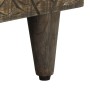 Mesita de noche madera maciza de mango gris claro 50x33x60 cm de , Mesitas de noche - Ref: Foro24-4017803, Precio: 87,08 €, D...