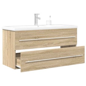 Set de muebles de baño 2 pzas madera contrachapada roble Sonoma de , Muebles de baño - Ref: Foro24-3324966, Precio: 341,85 €,...