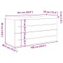 Set de muebles de baño 2 pzas madera contrachapada roble Sonoma de , Muebles de baño - Ref: Foro24-3324966, Precio: 341,85 €,...