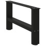 Patas de mesa de centro negro 2uds acero 60x(30-31) cm de , Patas para mesas - Ref: Foro24-4013264, Precio: 62,90 €, Descuent...