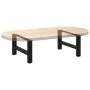 Patas de mesa de centro negro 2uds acero 60x(30-31) cm de , Patas para mesas - Ref: Foro24-4013264, Precio: 62,90 €, Descuent...