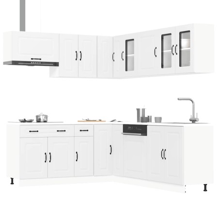 Mueble de cocina Kalmar blanco 11 piezas madera contrachapada de , Armarios de cocina - Ref: Foro24-3314911, Precio: 730,02 €...